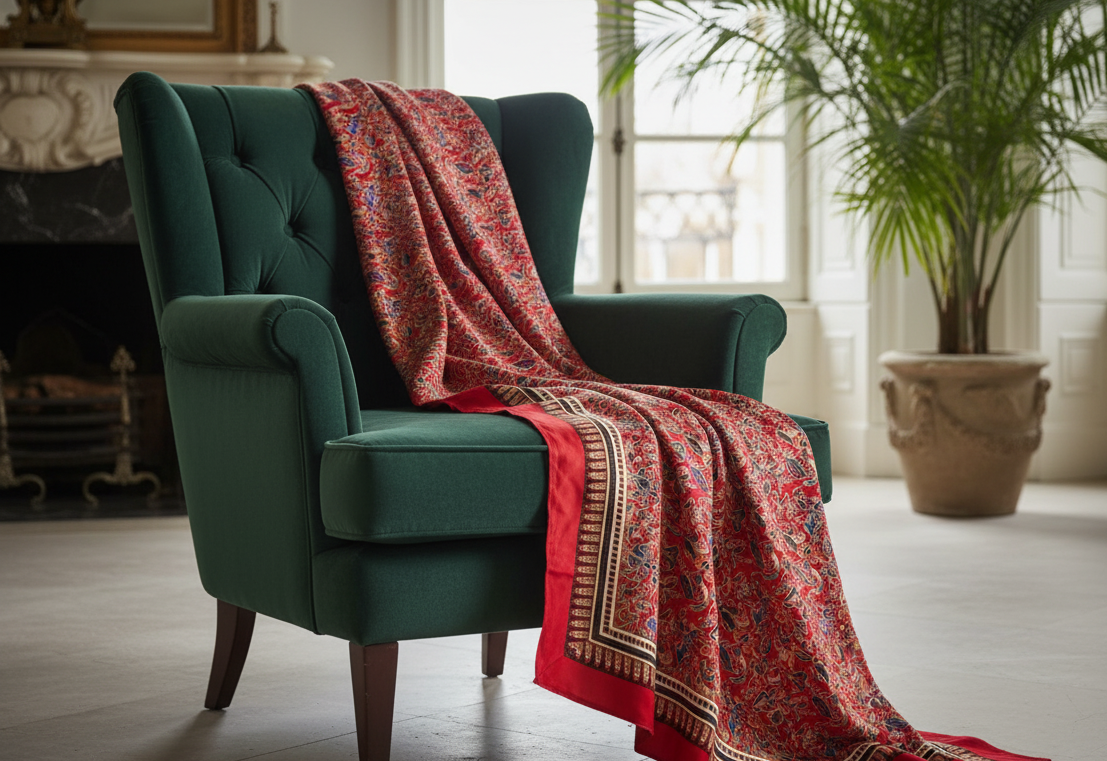 Printed Cotton / Polyester Scarf For Women