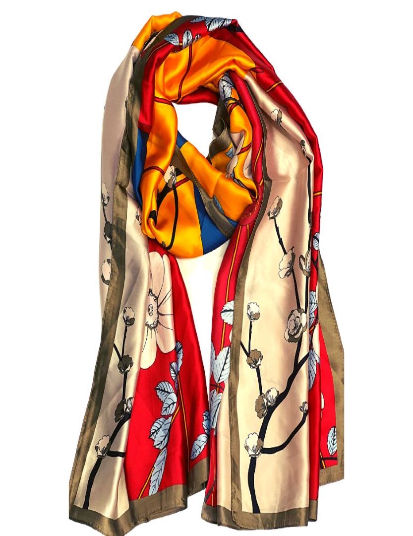 Elegant Silk Feel Scarf/Hijab
