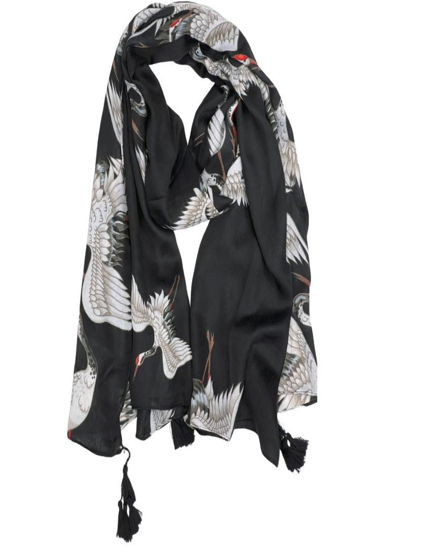 Printed Cotton / Polyester Scarf For Women