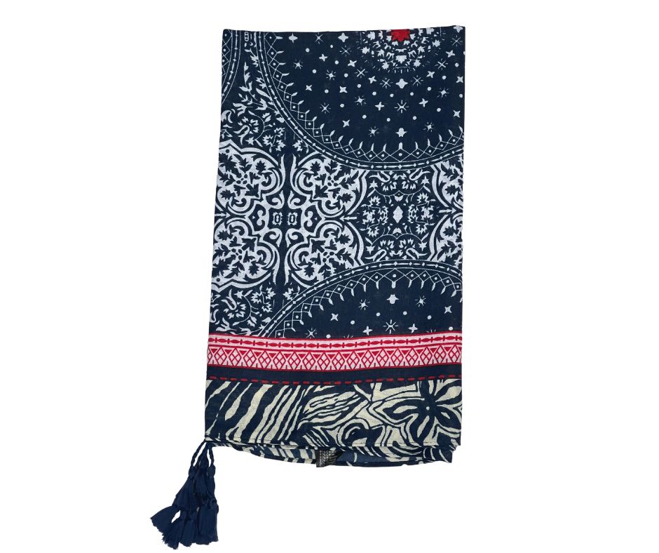 Printed Cotton / Polyester Scarf For Women