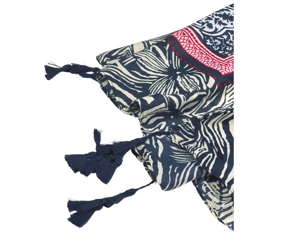 Printed Cotton / Polyester Scarf For Women
