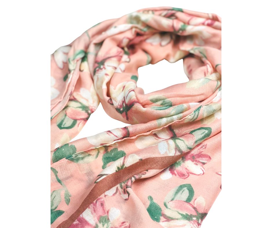 Printed Cotton / Polyester Scarf For Women