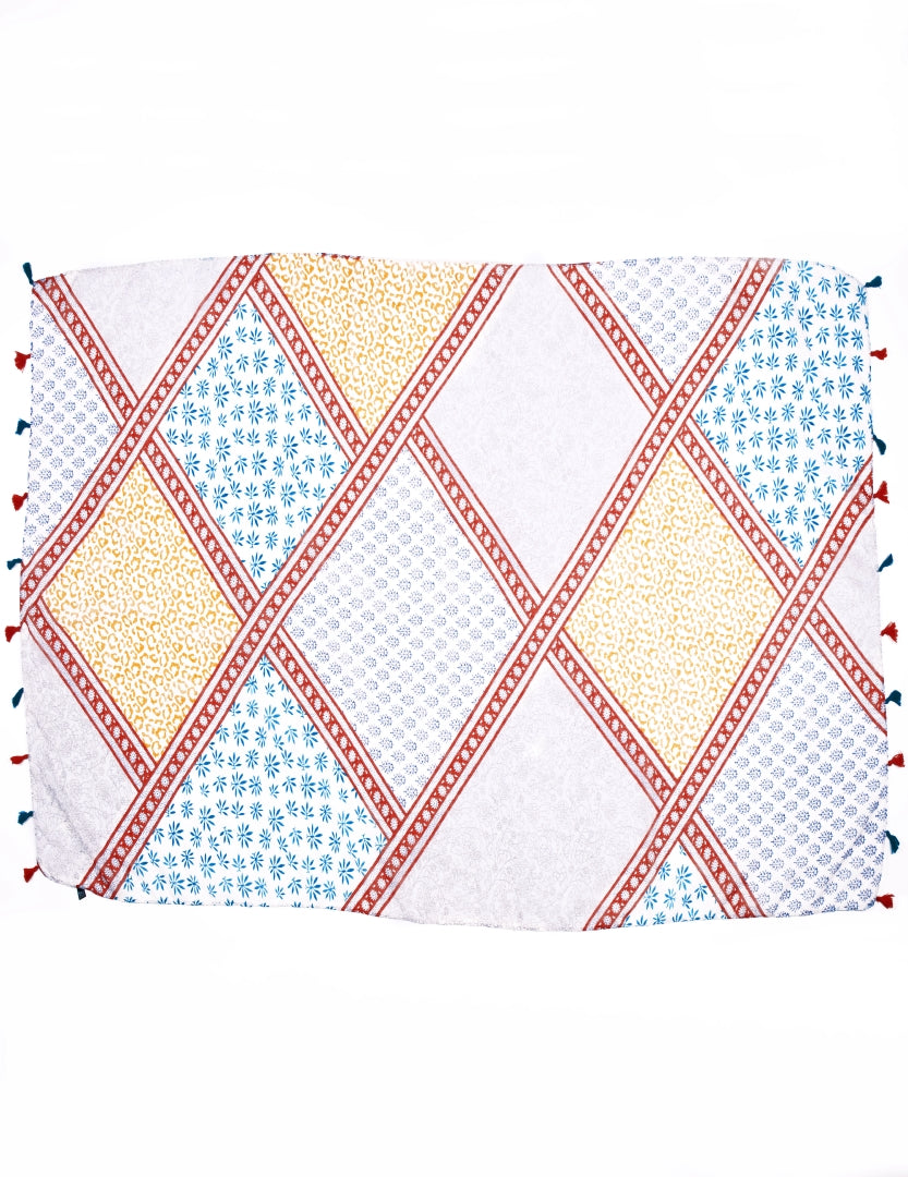 Printed Cotton Scarf For Women