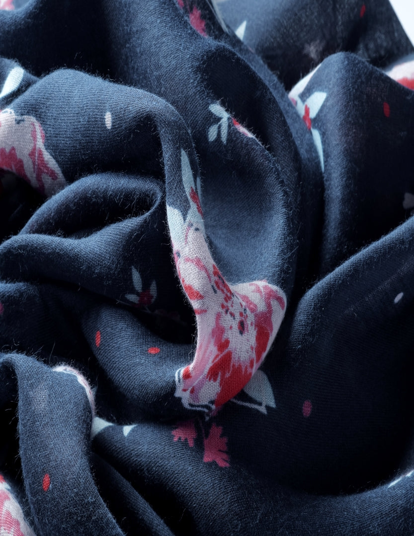 Cotton Viscose Printed Scarf