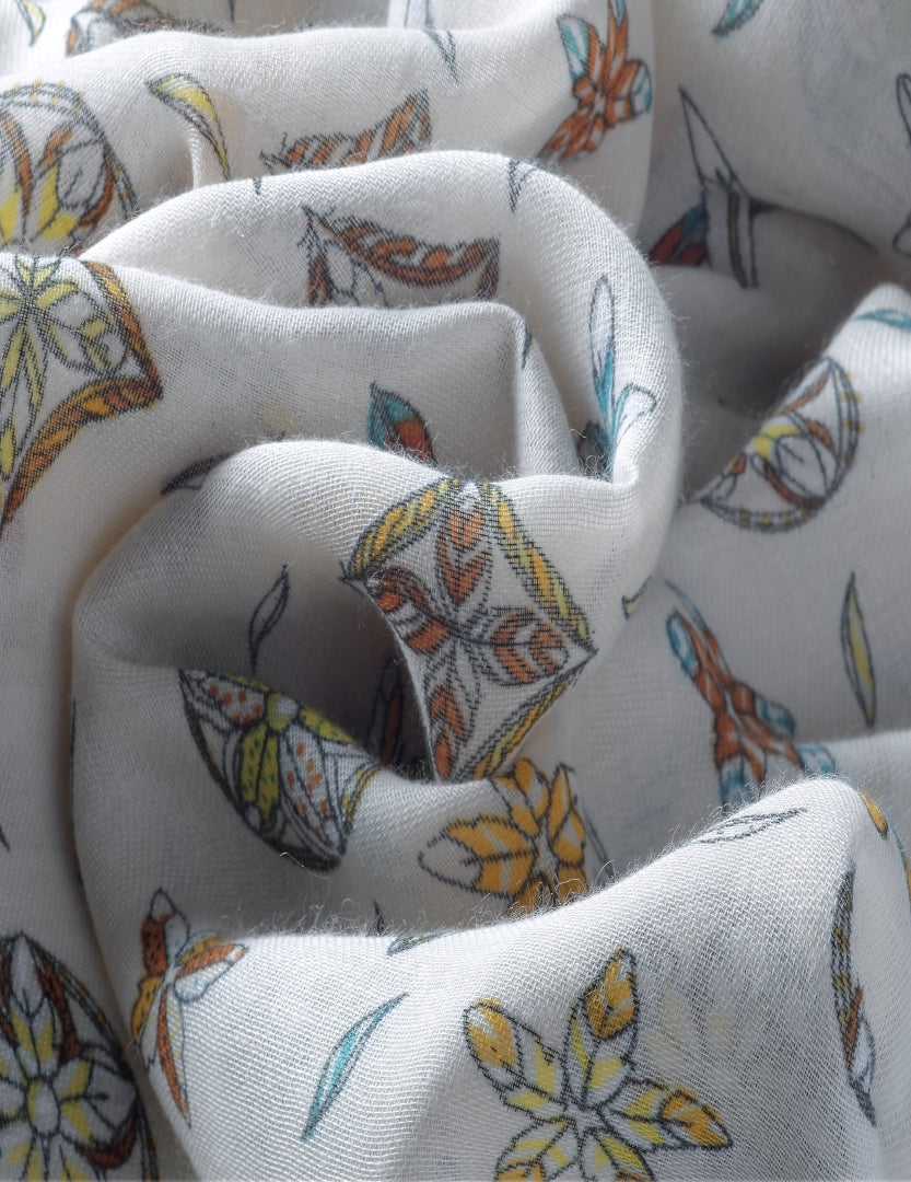 Printed Cotton Scarf For Women