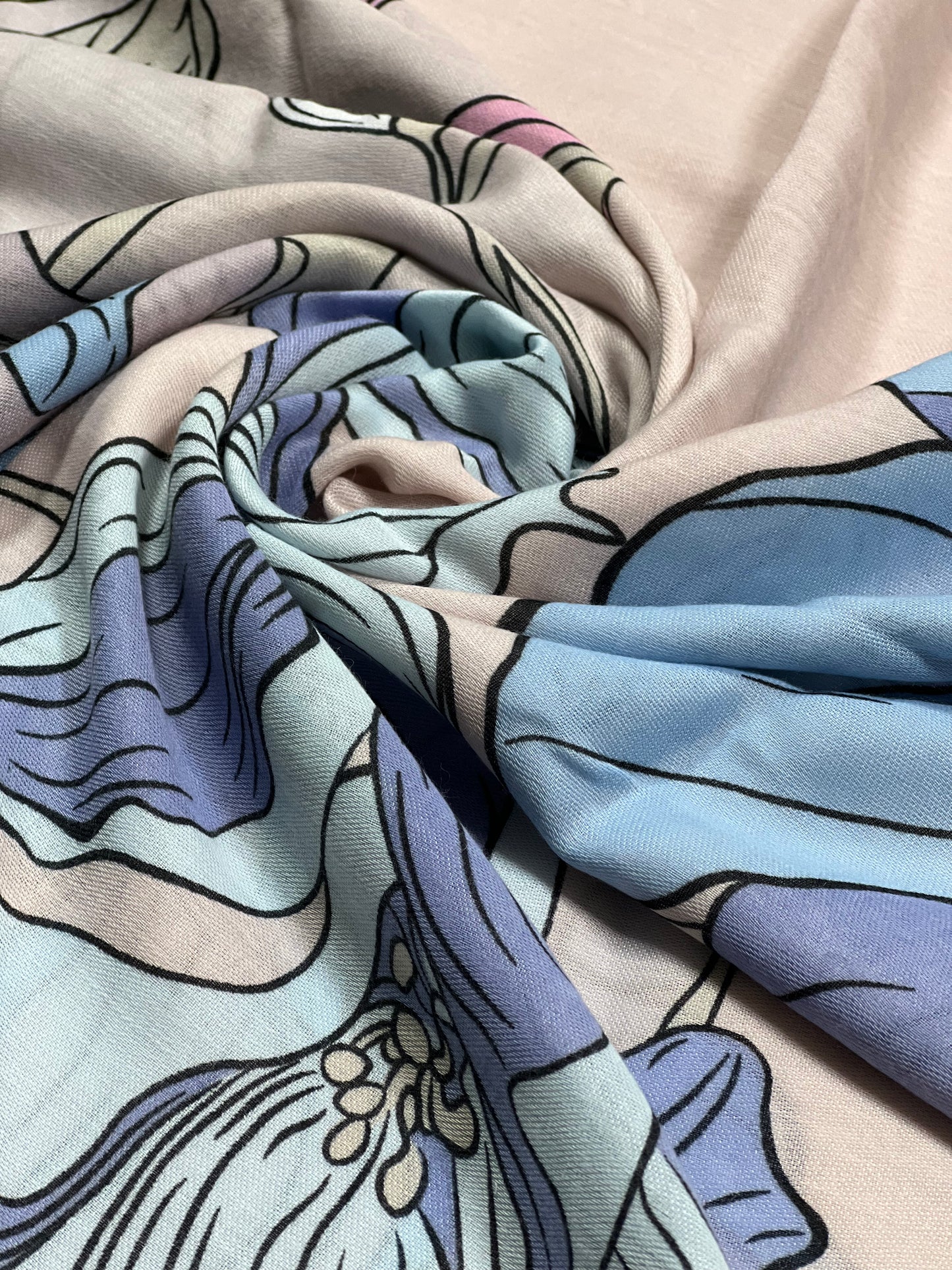 Printed Viscose Scarf For Women