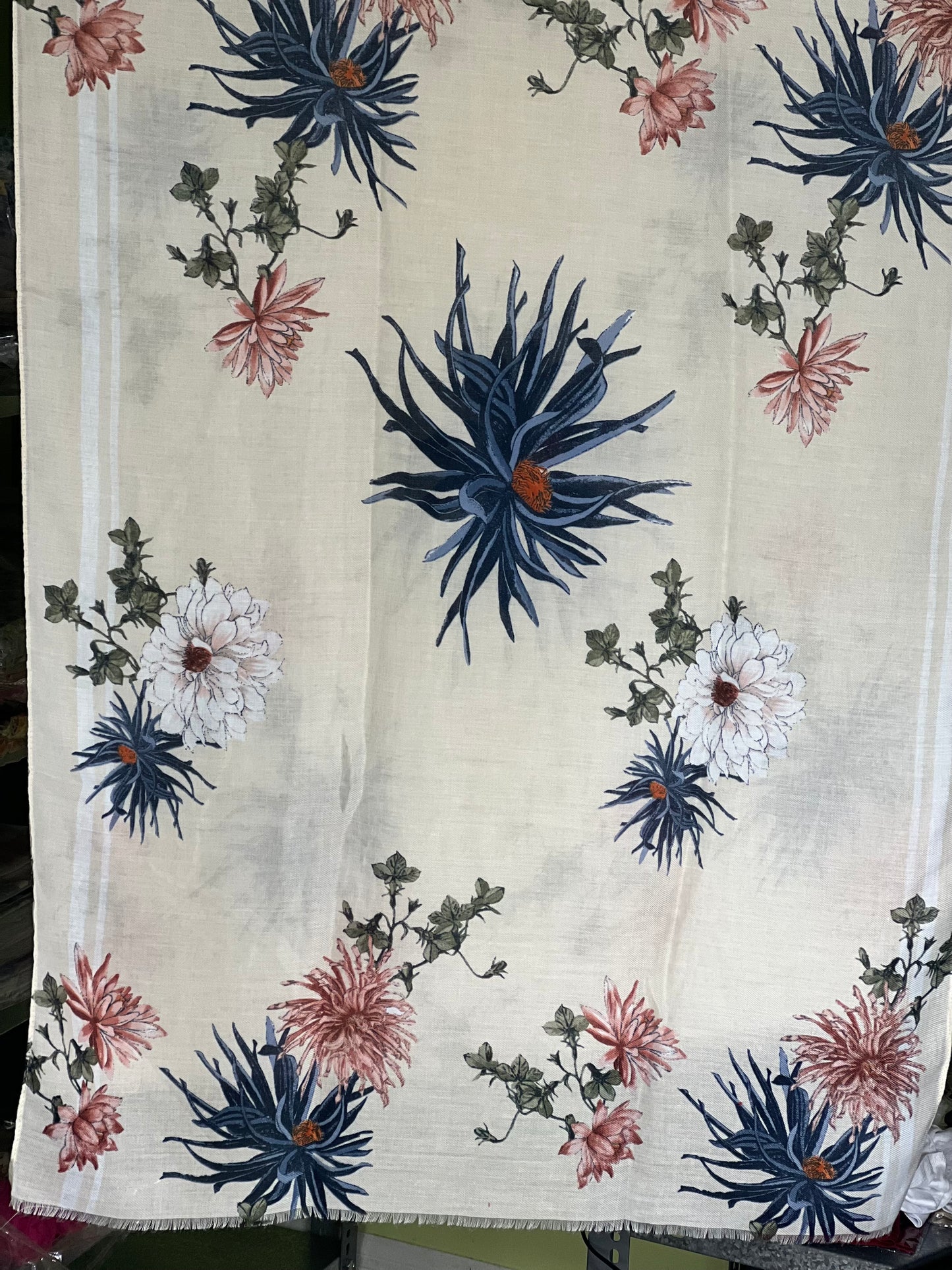 Printed Cotton / Polyester Scarf For Women