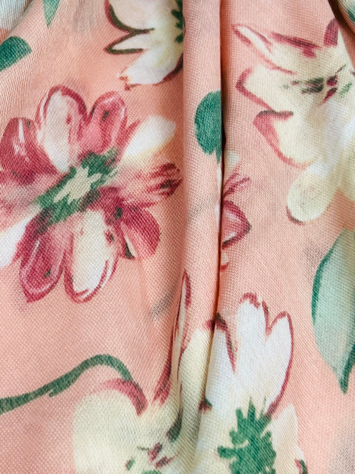 Printed Cotton / Polyester Scarf For Women