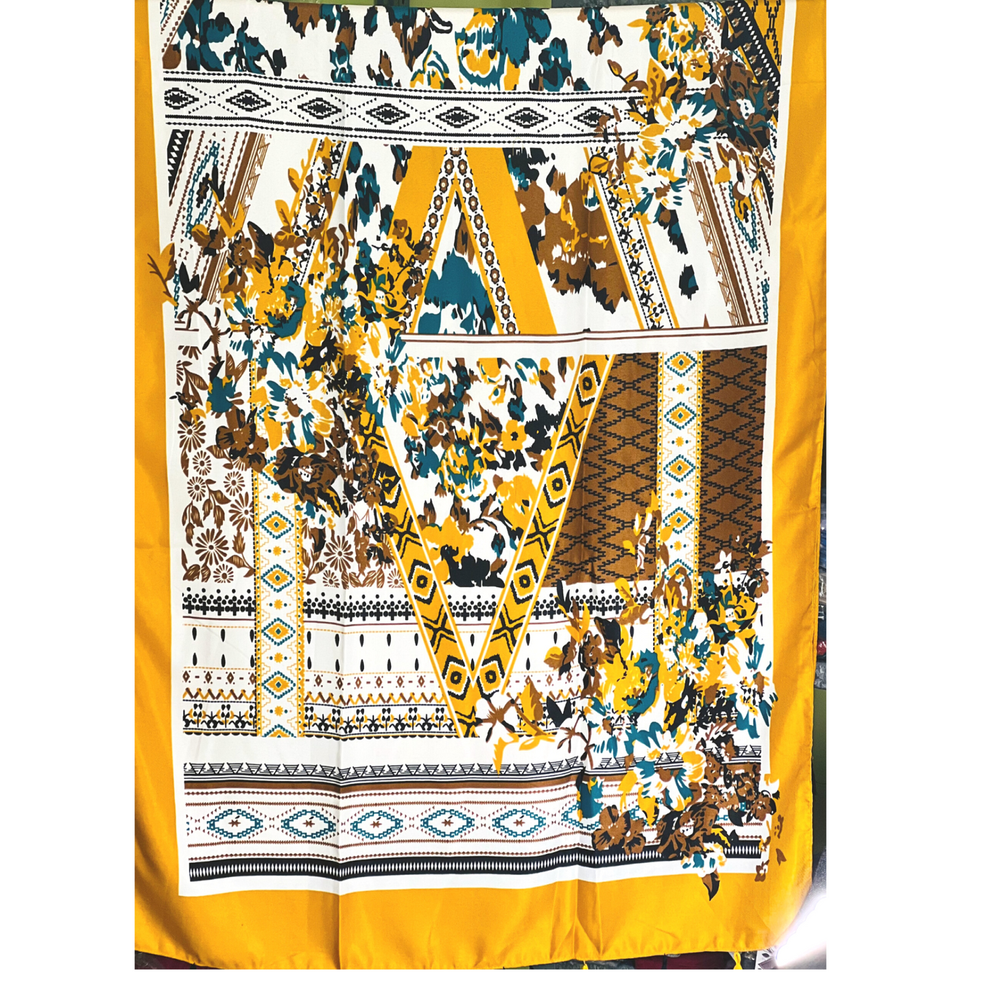 Printed Cotton / Polyester Scarf For Women