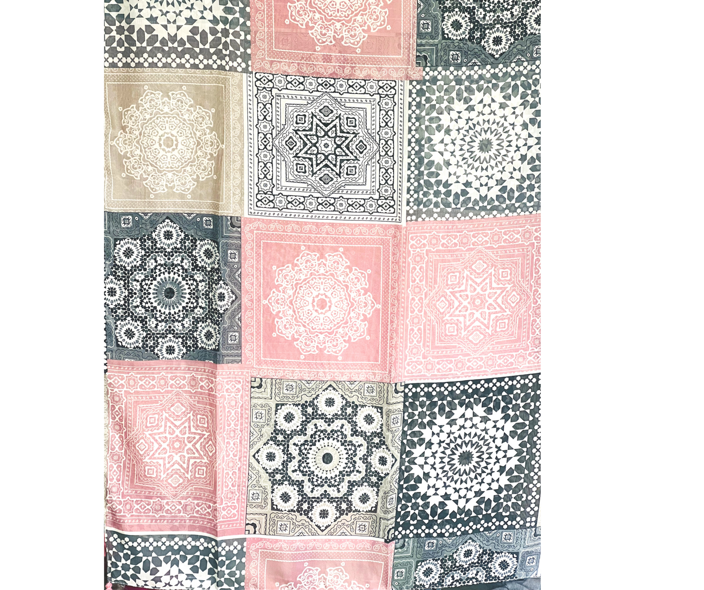 Printed Cotton / Polyester Scarf For Women