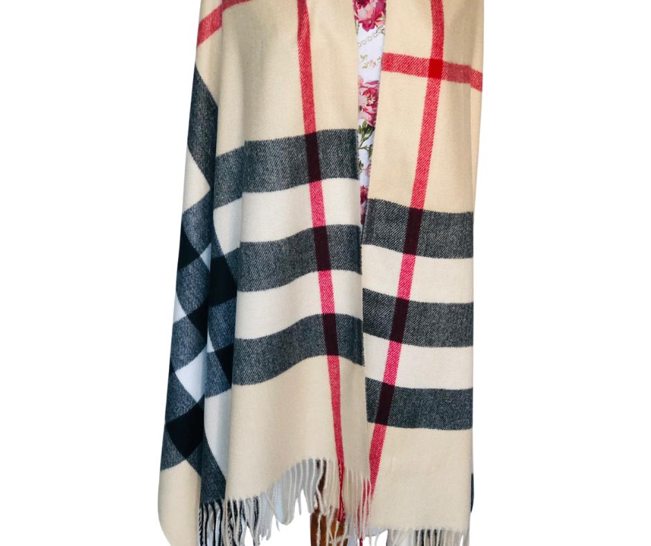 CASHMERE BLEND SCARF/SHAWL