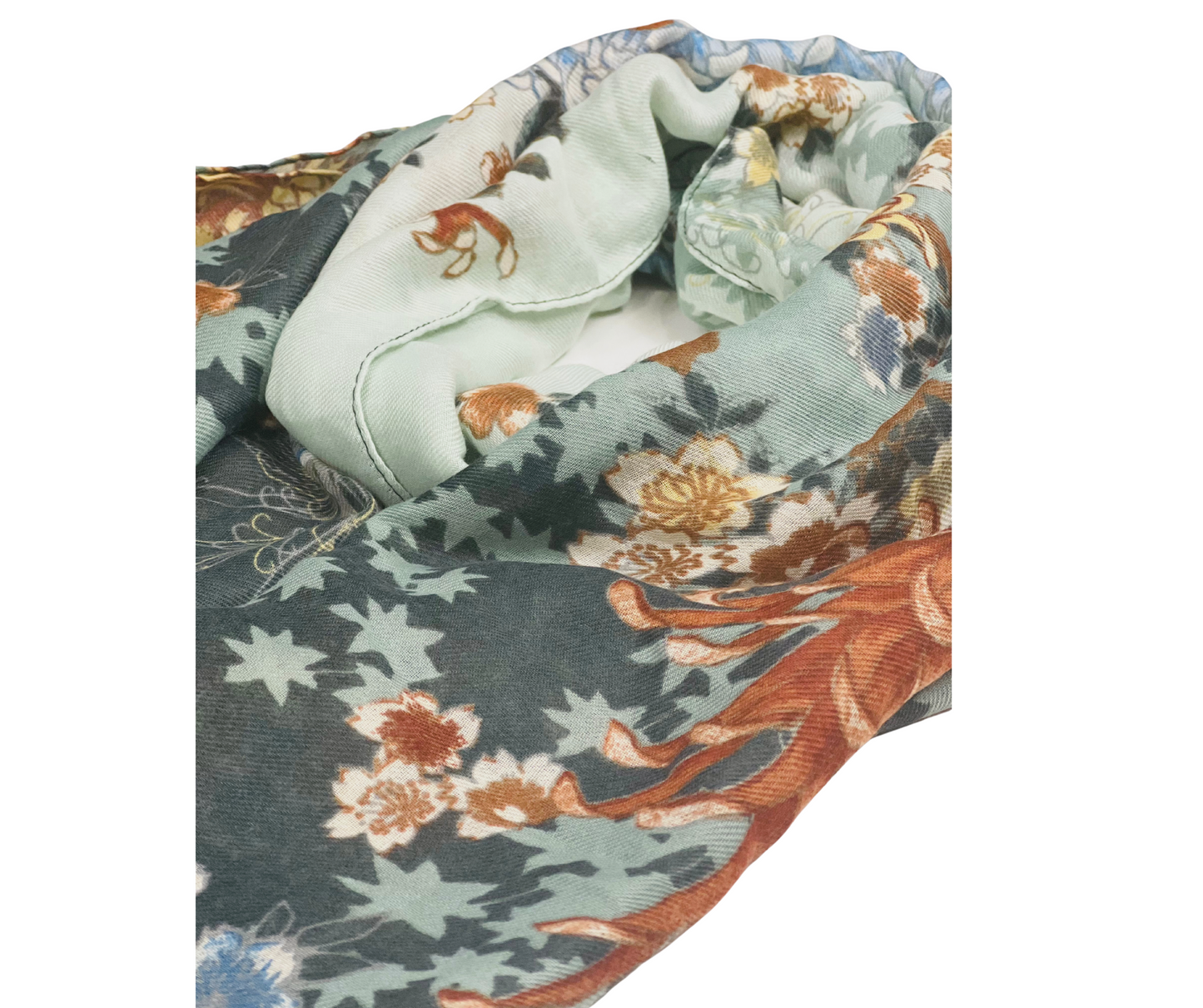 Printed Cotton / Polyester Scarf For Women