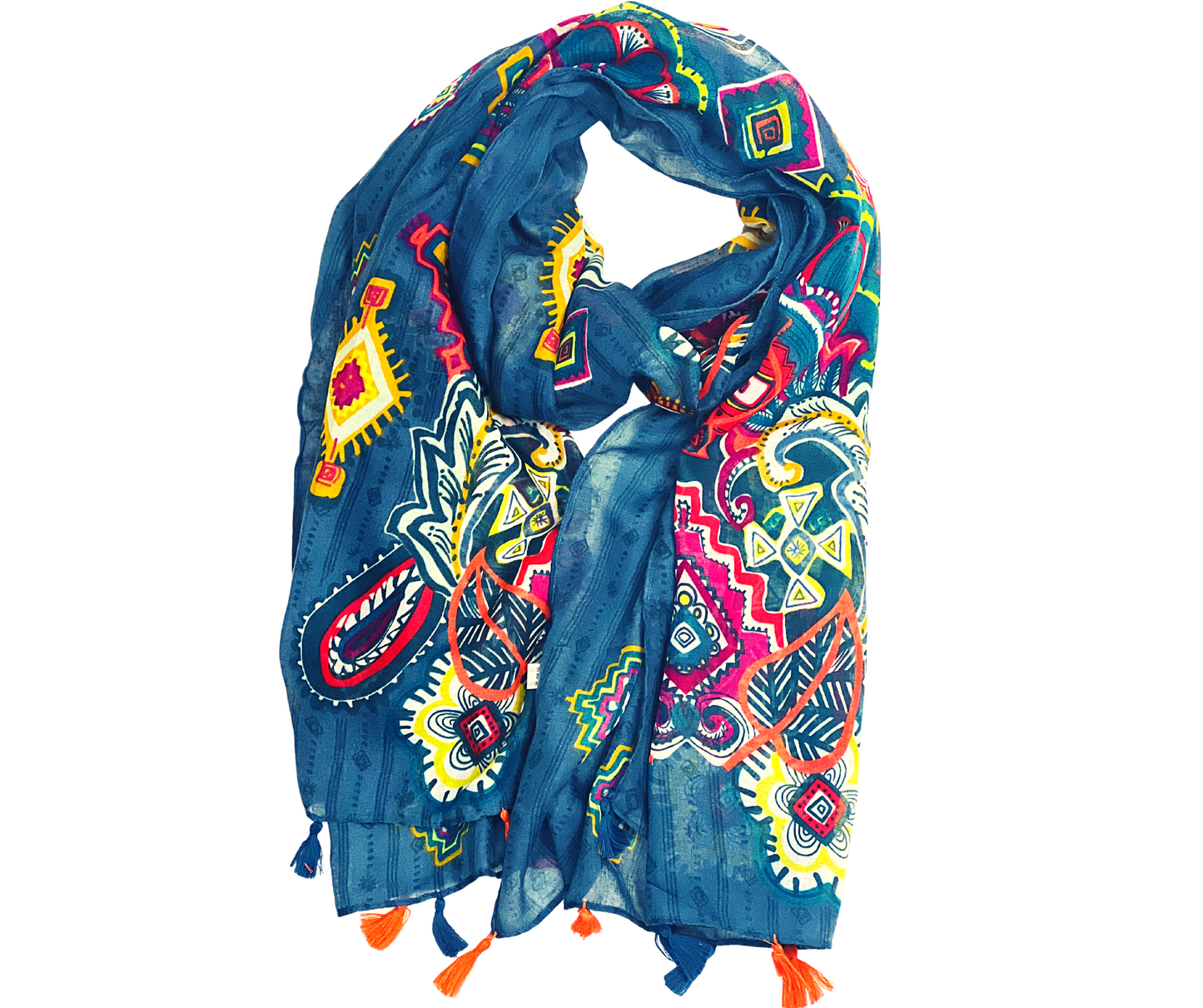 Printed Cotton / Polyester Scarf For Women