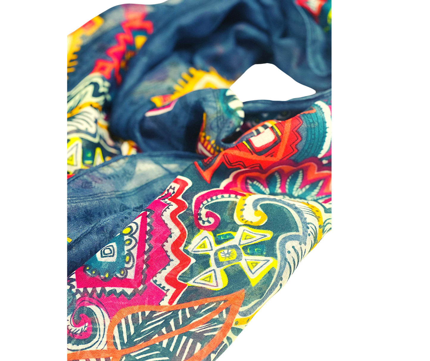 Printed Cotton / Polyester Scarf For Women