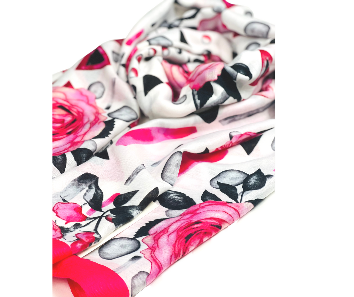 Printed Cotton / Polyester Scarf For Women