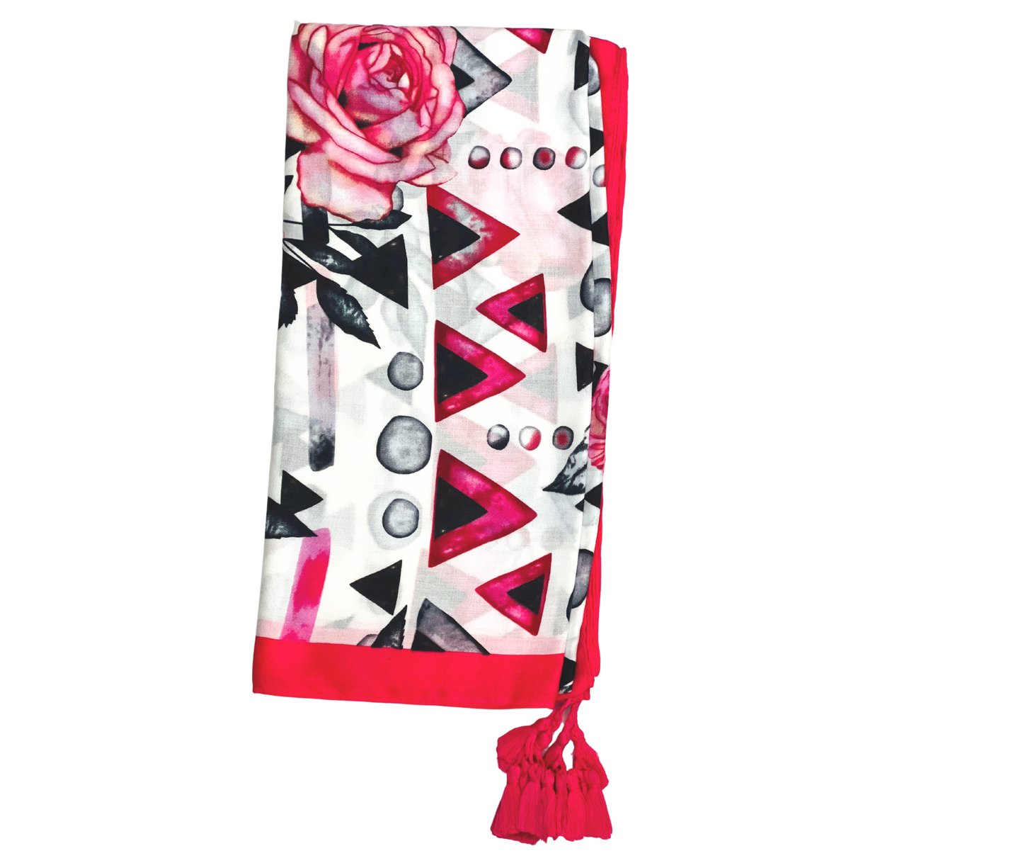 Printed Cotton / Polyester Scarf For Women