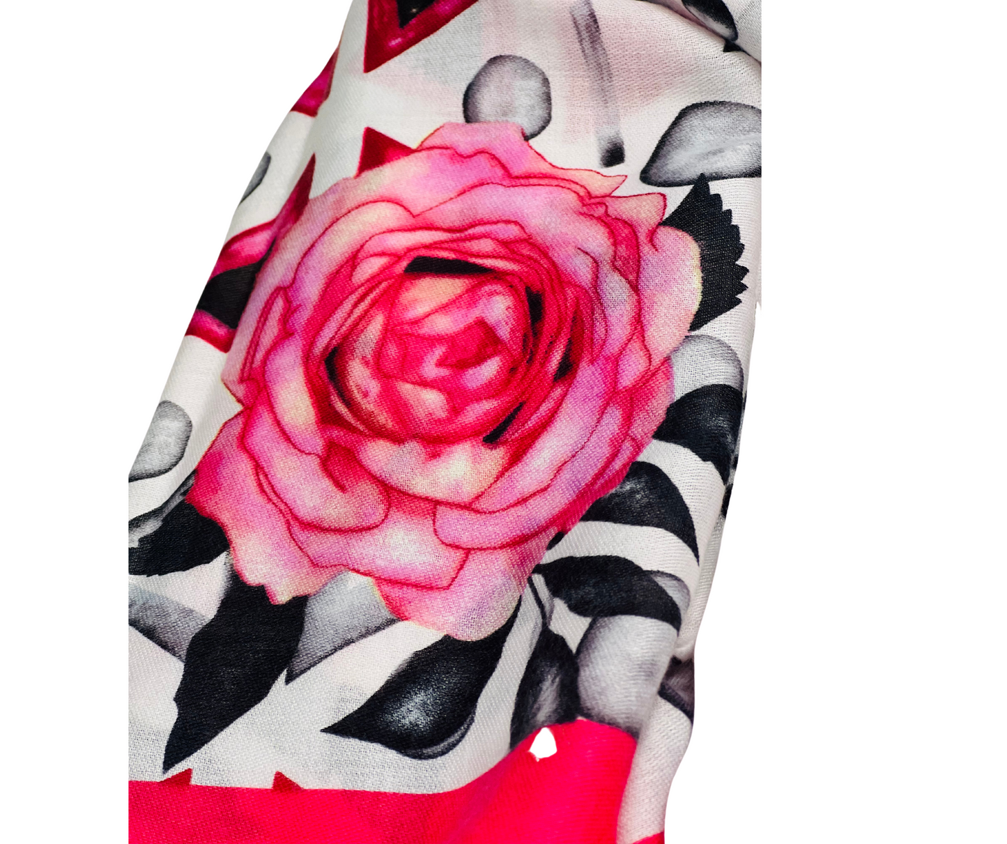 Printed Cotton / Polyester Scarf For Women