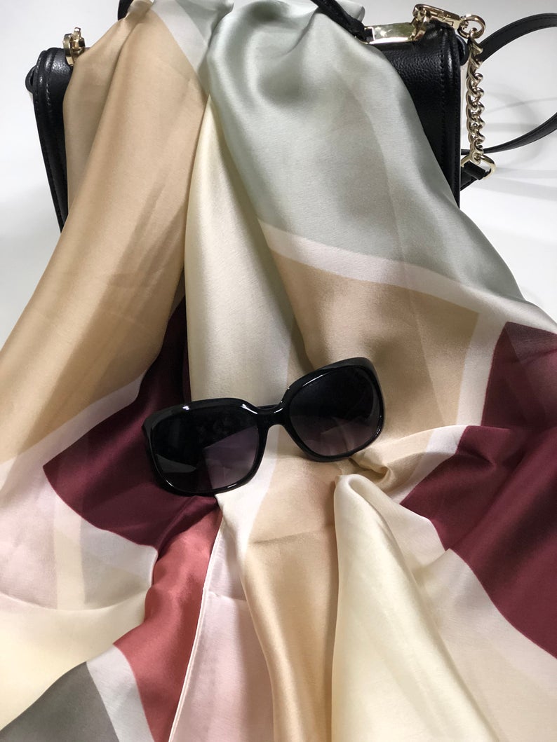 Elegant Silk Scarf/Hijab