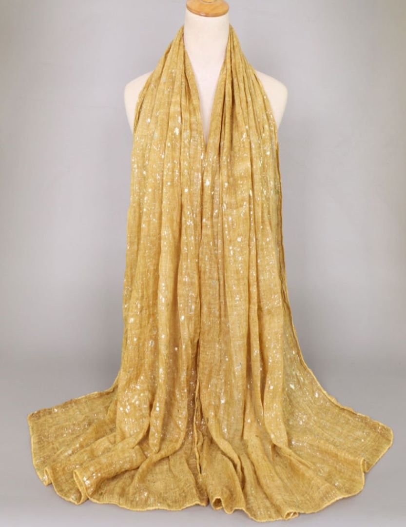 Shimmer Styling Scarf - GOLD
