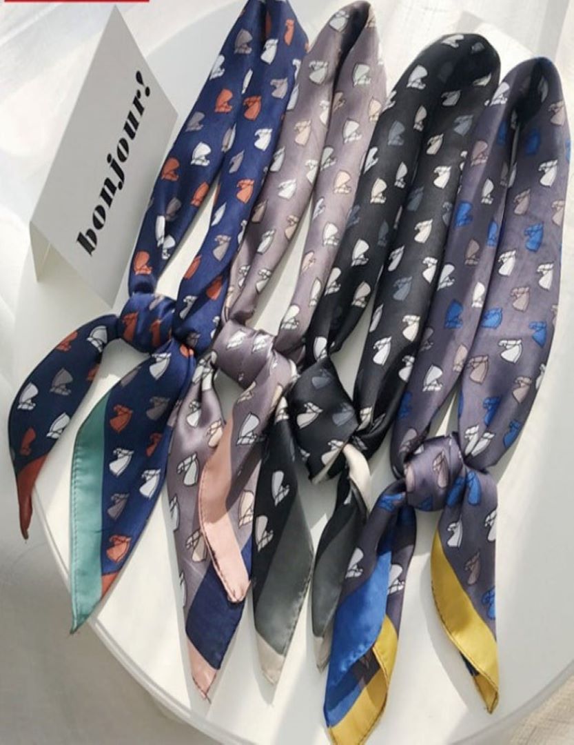 Silk Feel Square Scarf
