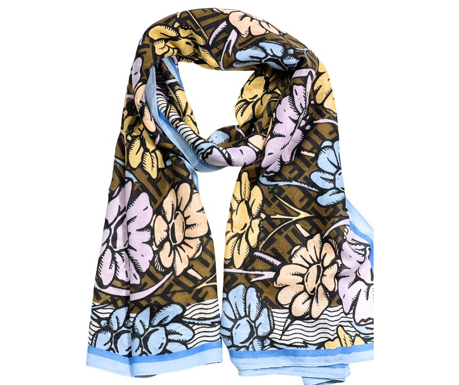 Cotton/ Viscose Scarf For Women