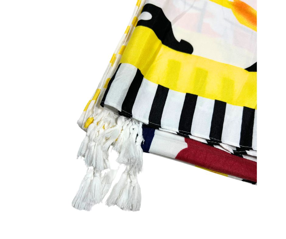 Printed Multicolor Polyester Scarf For Women