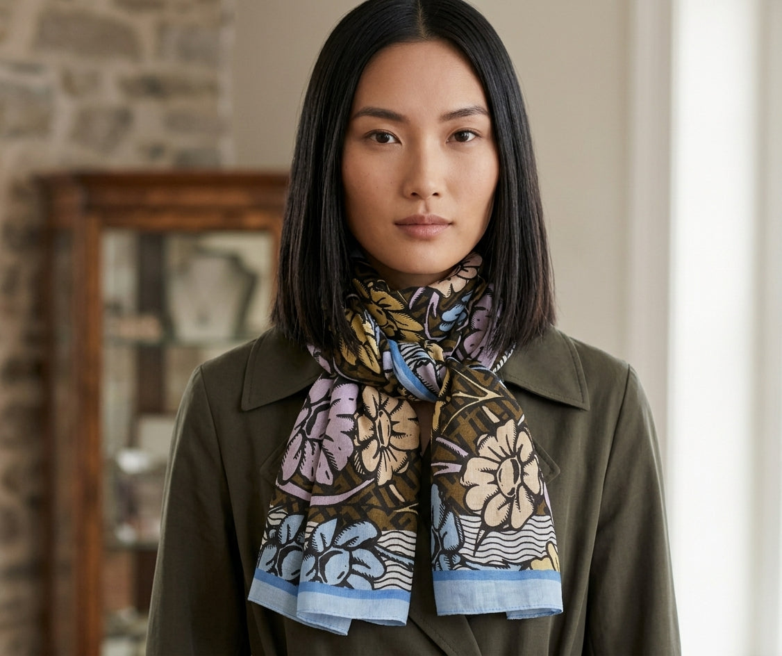 Cotton/ Viscose Scarf For Women