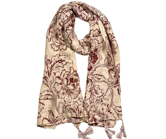 Women’s Cotton Scarf – Soft Lightweight Breathable Scarf | Everyday Fashion Wrap