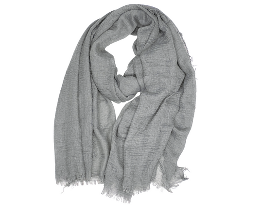 Cotton Scarf - Grey