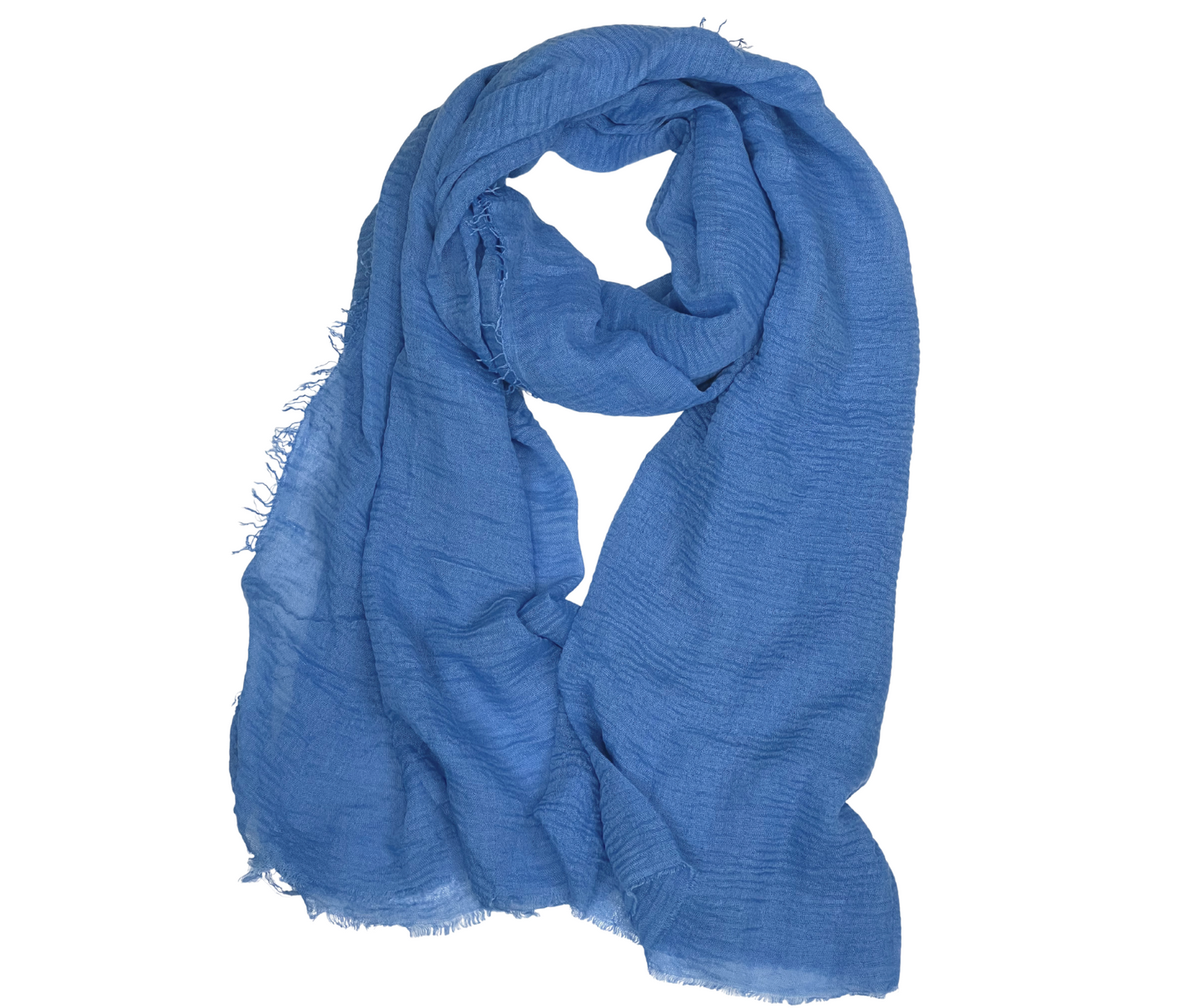 Cotton Scarf - Blue