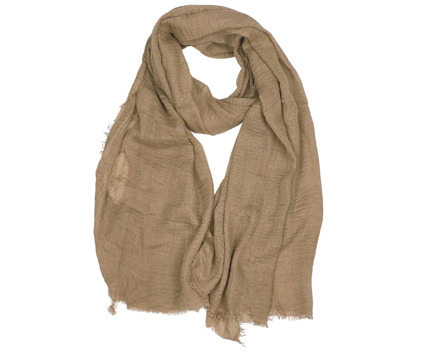 Cotton Scarf - Beige