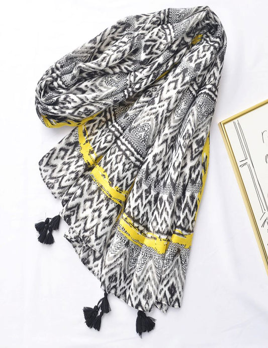 Viscose / Cotton Printed Scarf/Hijab