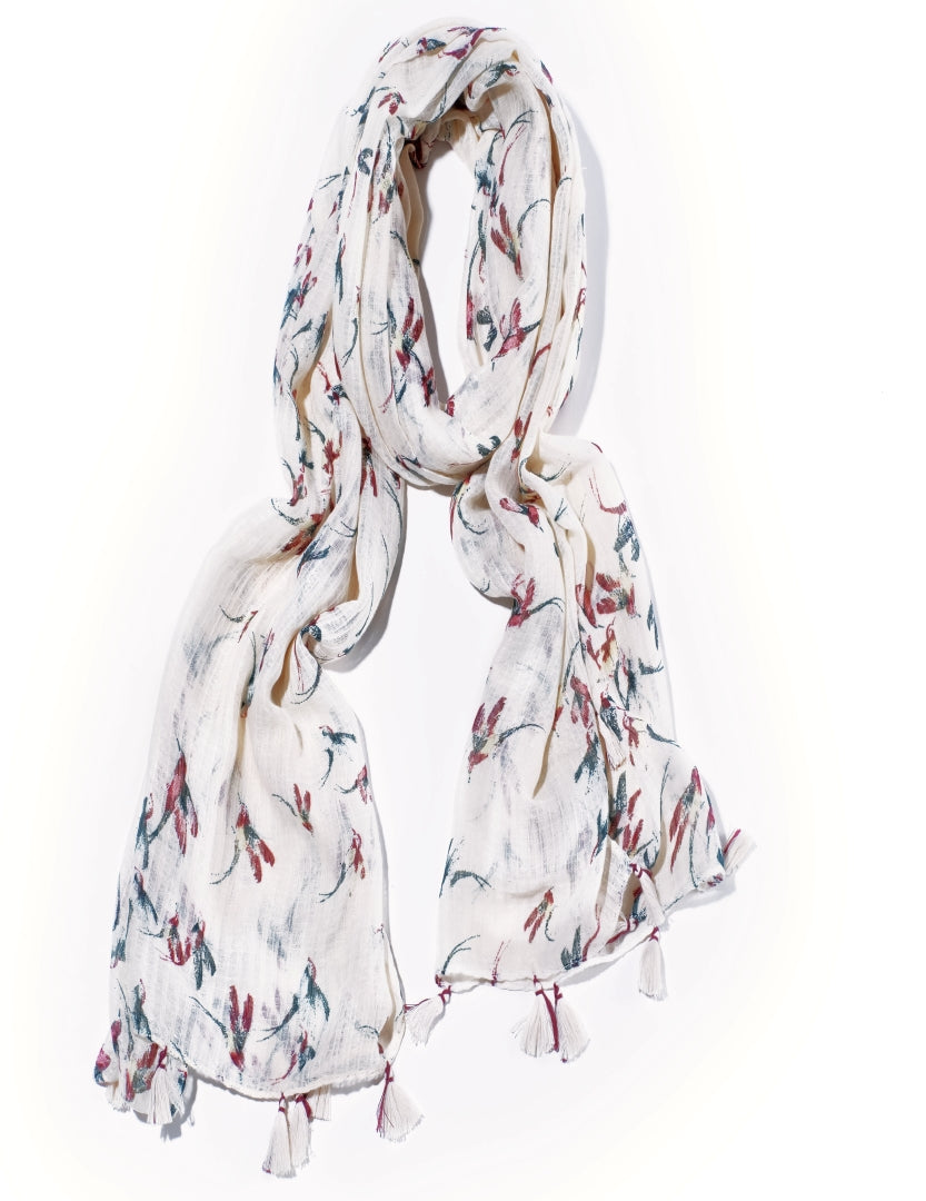 Cotton Viscose Printed Scarf
