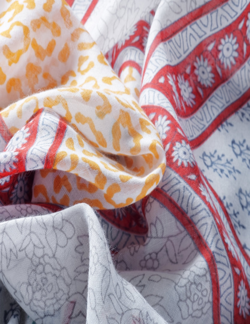 Printed Cotton Scarf For Women
