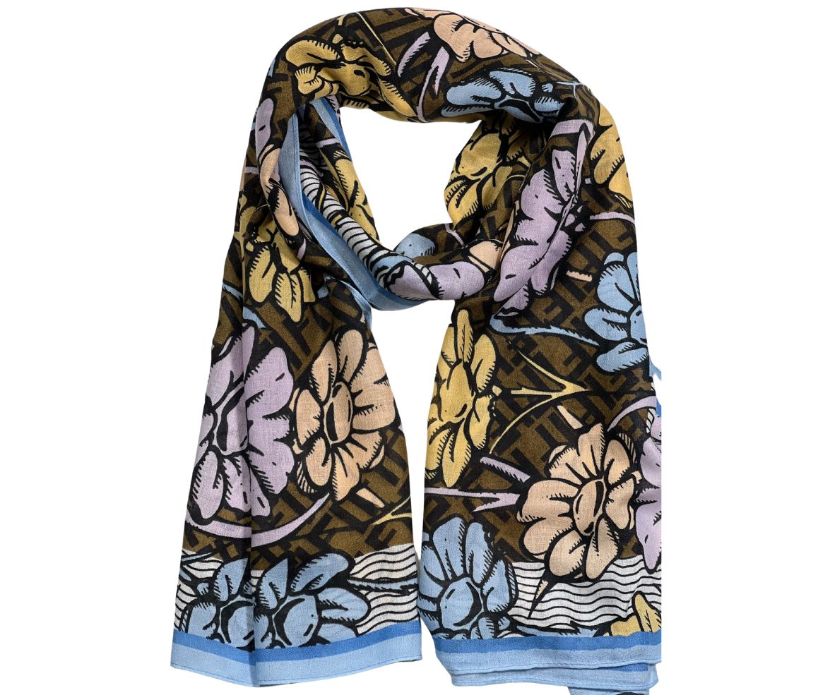 Printed Viscose Scarf For Women