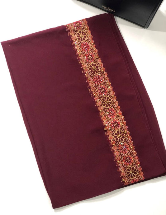 Elegant Fancy Chiffon - Red