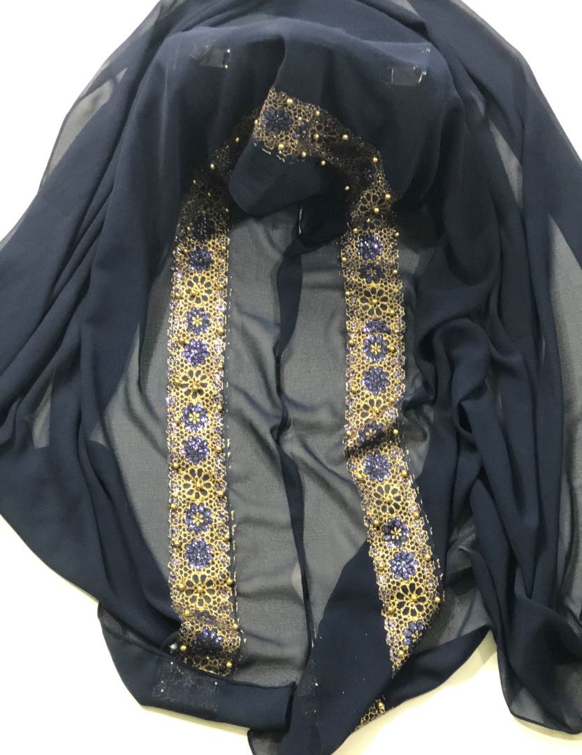 Elegant Fancy Chiffon - Blue