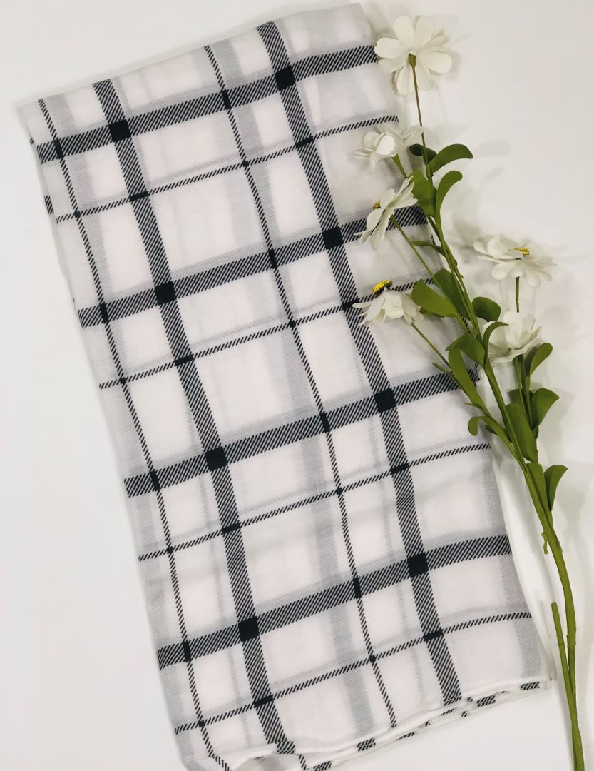 Elegant Cotton / Viscose Scarf