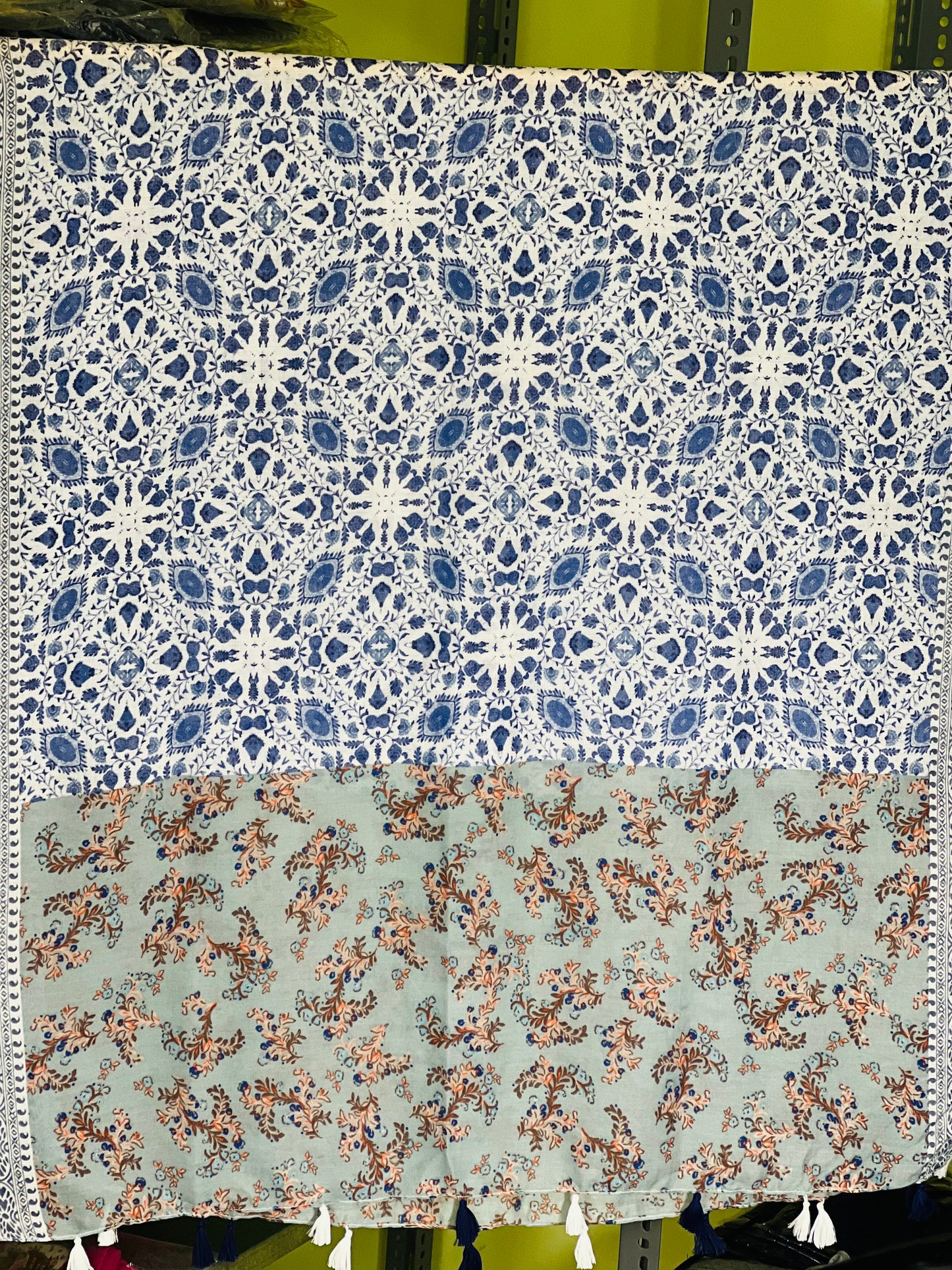Printed Cotton / Polyester Scarf For Women