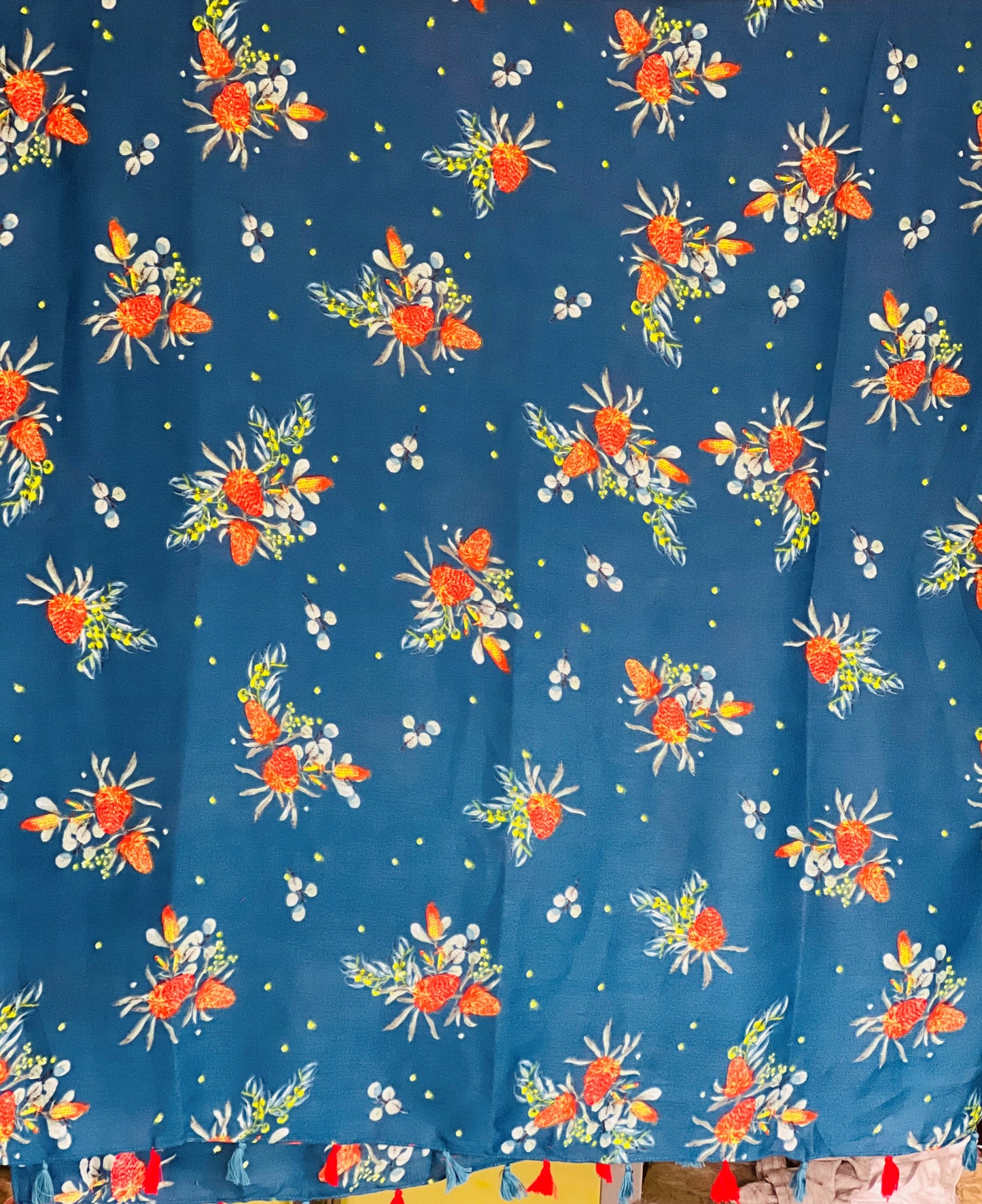 Printed Cotton / Polyester Scarf For Women