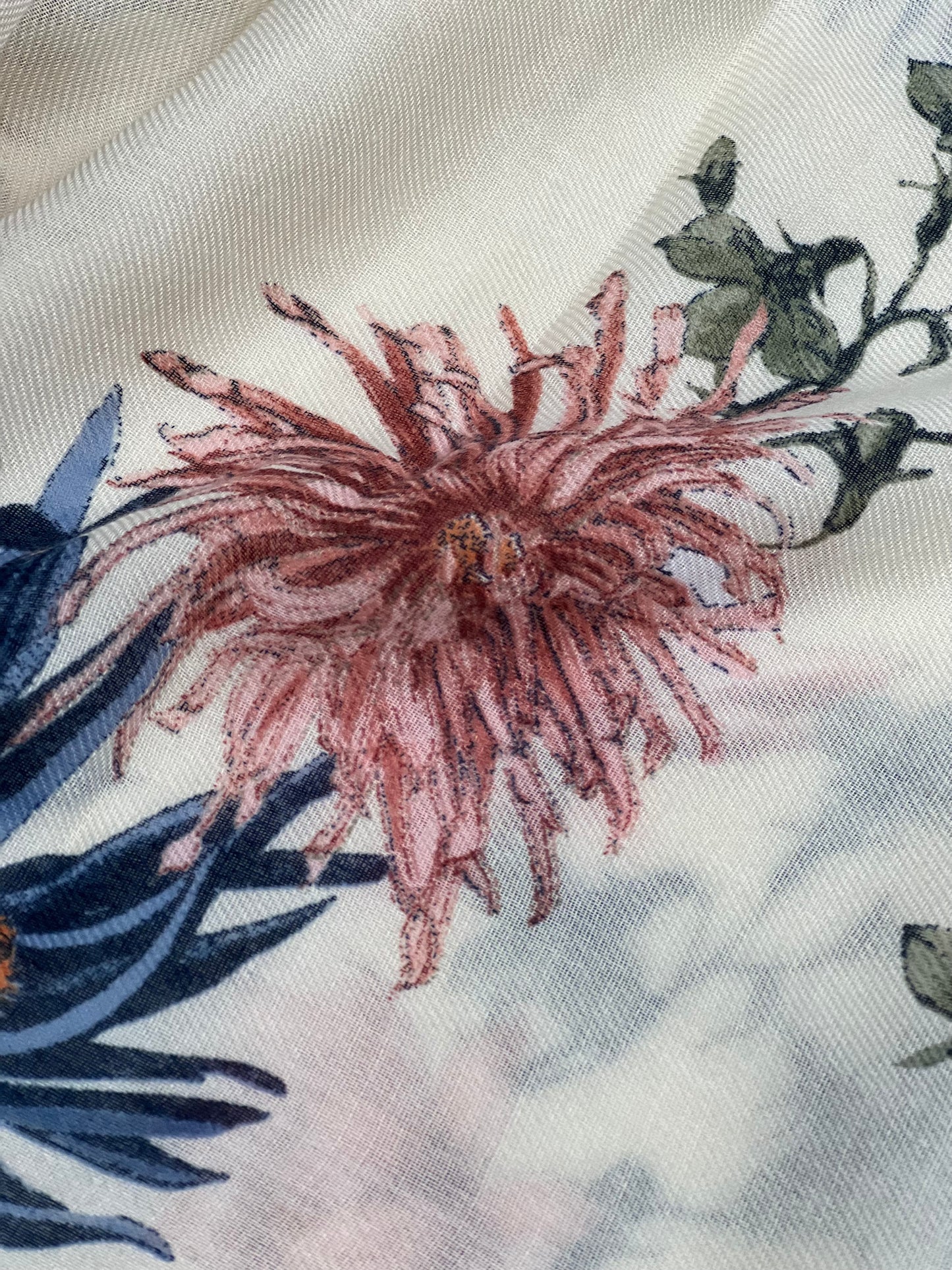 Printed Cotton / Polyester Scarf For Women