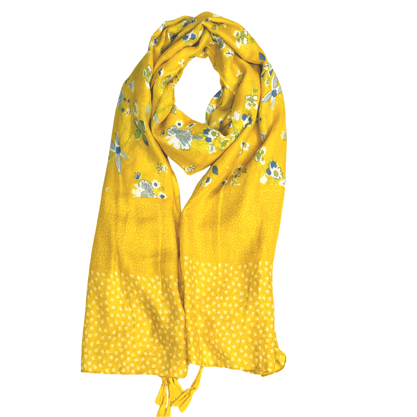 Printed Cotton / Polyester Scarf For Women