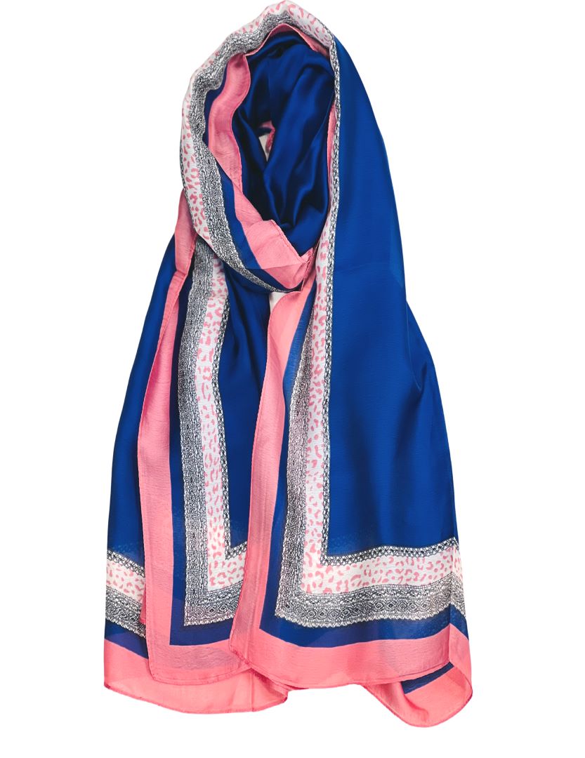 Elegant Silk Feel Scarf/Hijab - GREY