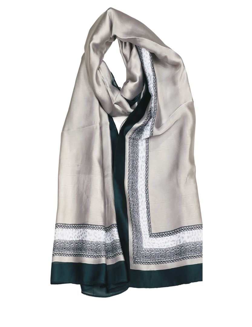 Elegant Silk Feel Scarf/Hijab - PINK