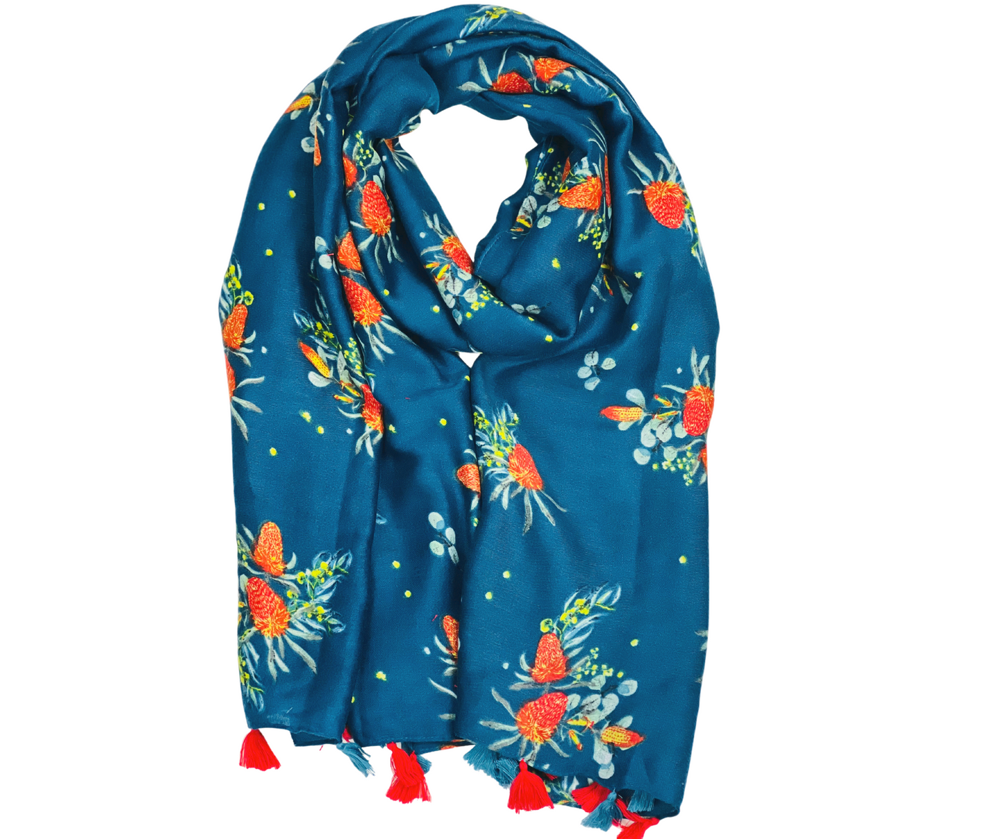 Printed Cotton / Polyester Scarf For Women