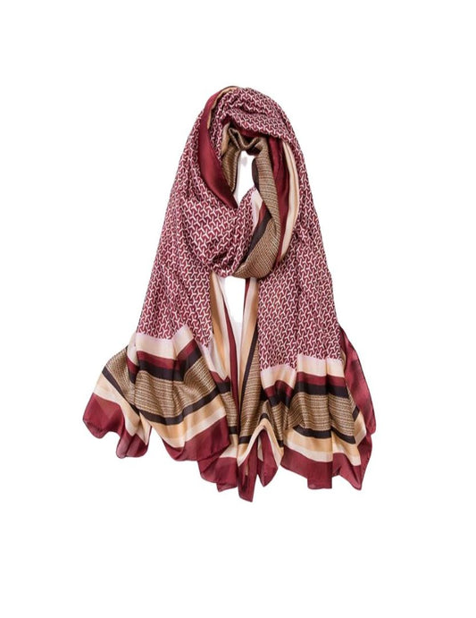 Elegant Silk Feel Scarf / Hijab
