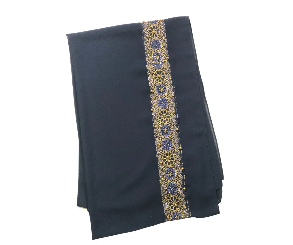 Elegant Fancy Chiffon - Blue