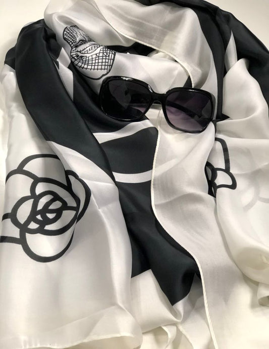 Elegant Silk Feel Scarf/Hijab