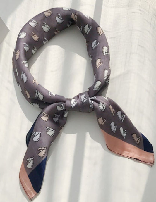 Silk Feel Square Scarf