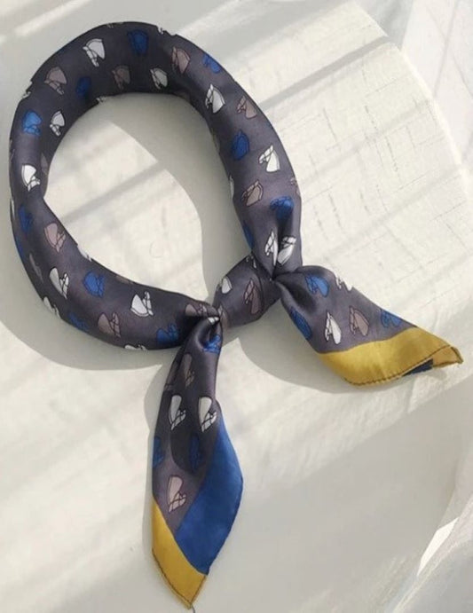 Silk Feel Square Scarf